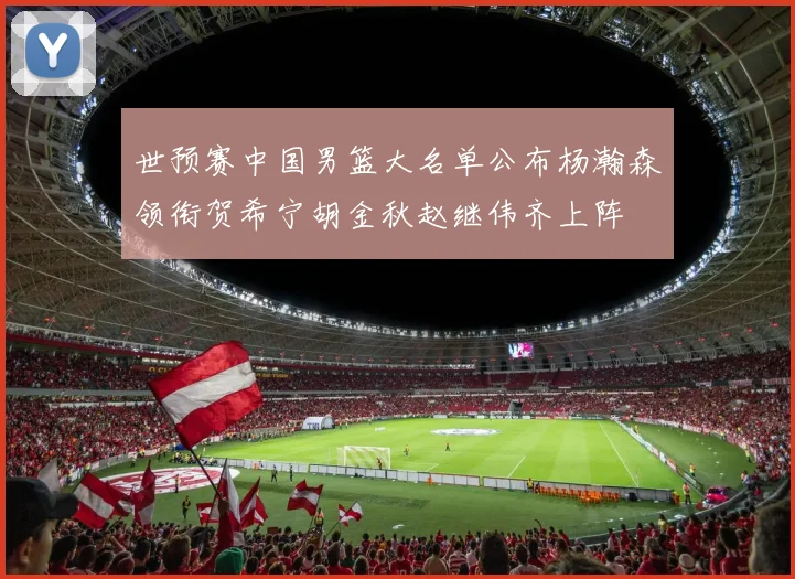 世预赛中国男篮大名单公布杨瀚森领衔贺希宁胡金秋赵继伟齐上阵